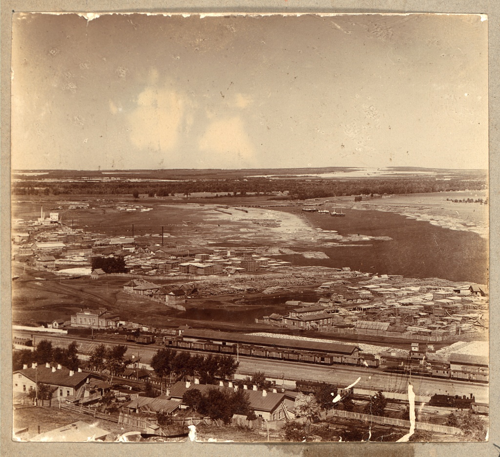 Вид Уфы со стороны реки Белой, 1910 год